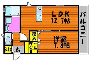 ピュアハイムアイリスⅡの物件間取画像